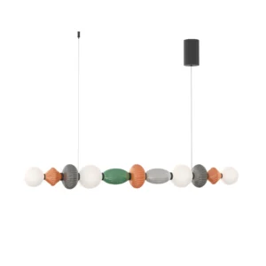 Modern Multicolor Glass Pendant Light