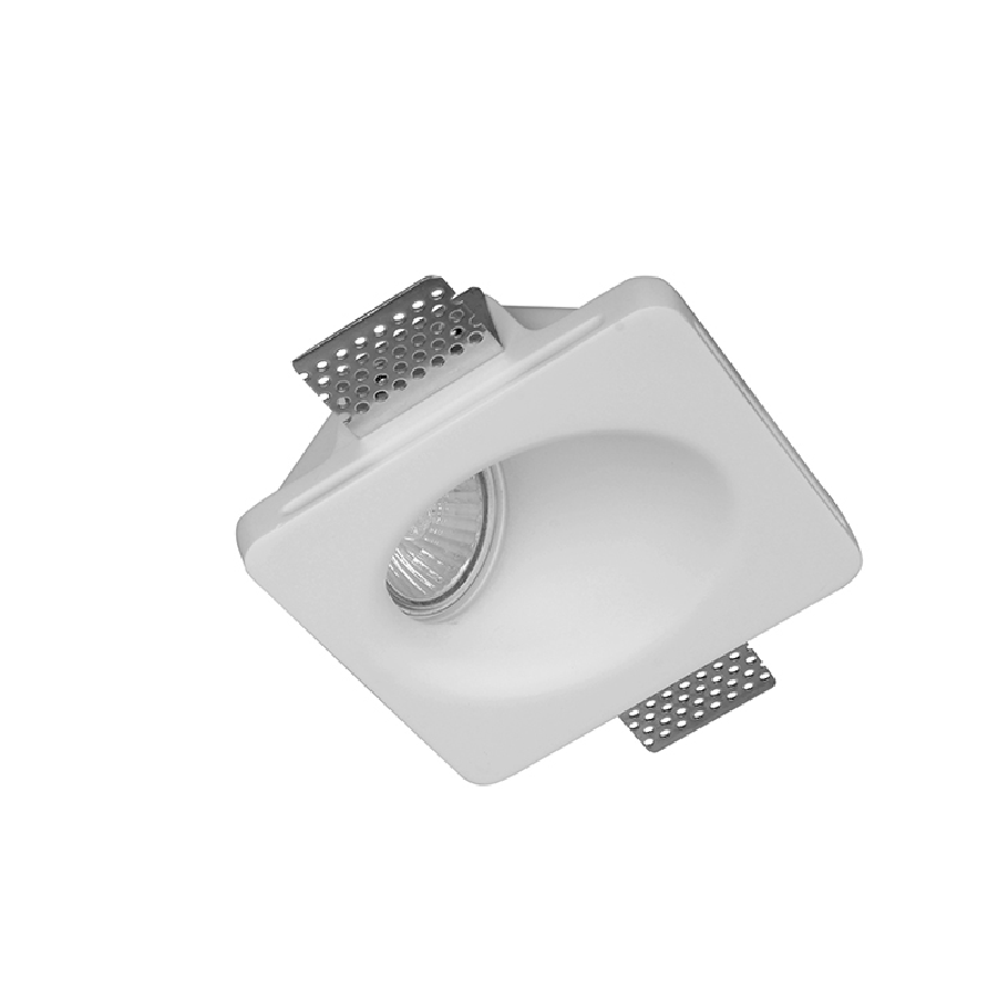 Round Recessed Gypsum Ceiling Light Fixture