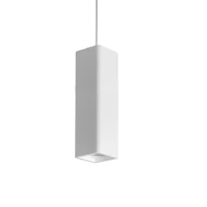 Pendant Light – Rectangular Gypsum Body