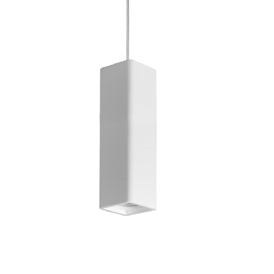Pendant Light – Rectangular Gypsum Body