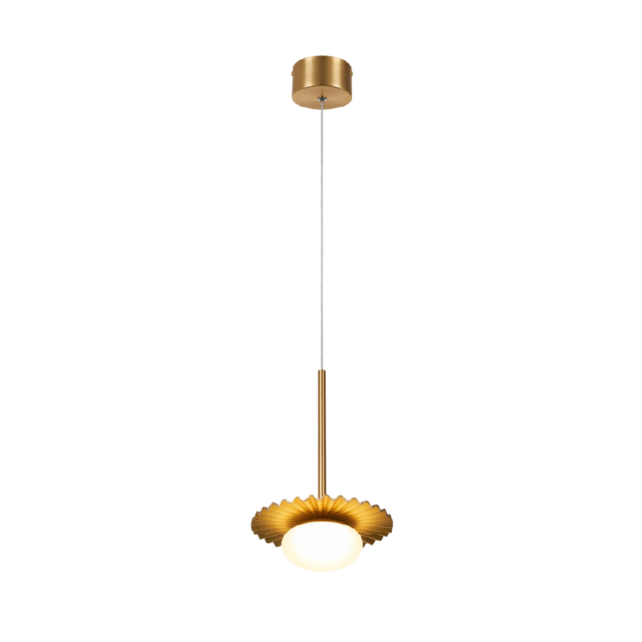 Modern Brass Pendant Light