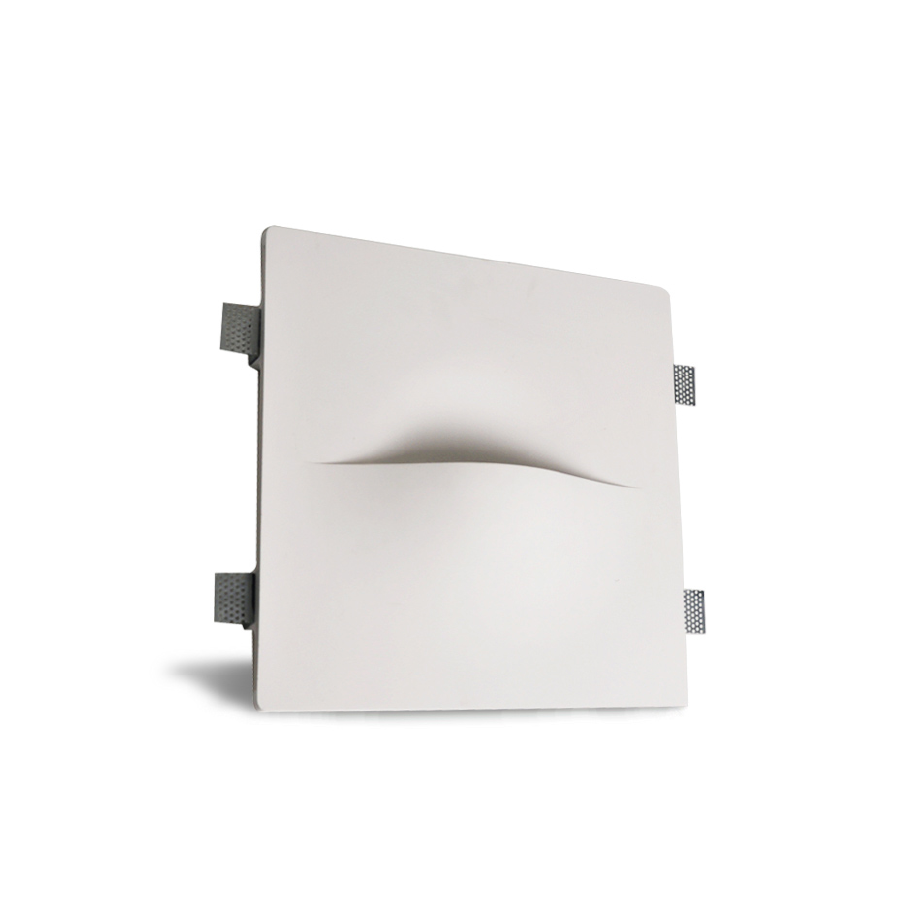 Trimless Recessed Wall Light – Wave Slot Gypsum Design