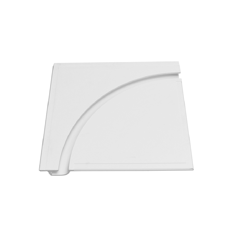 Quarter-Circle Plaster Profile for LED Strip