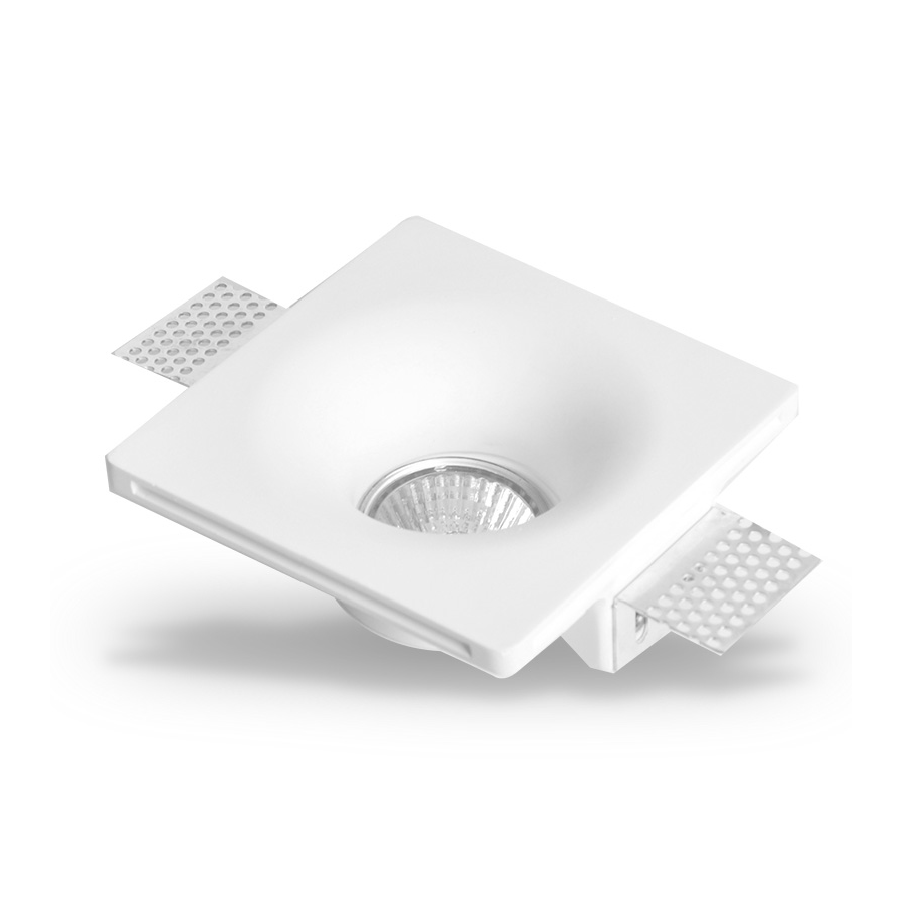 Square Adjustable Gypsum Light Fixture