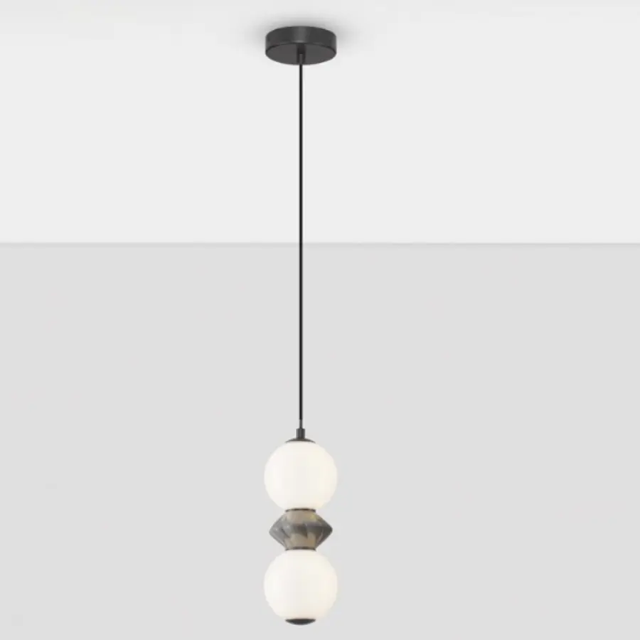 Modern Double Globe Pendant Light - Image 4
