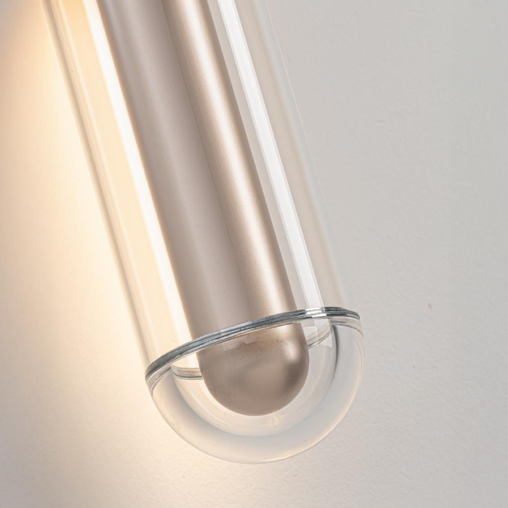 Wall Lamp – Modern Beige & Glass LED Light - Image 5
