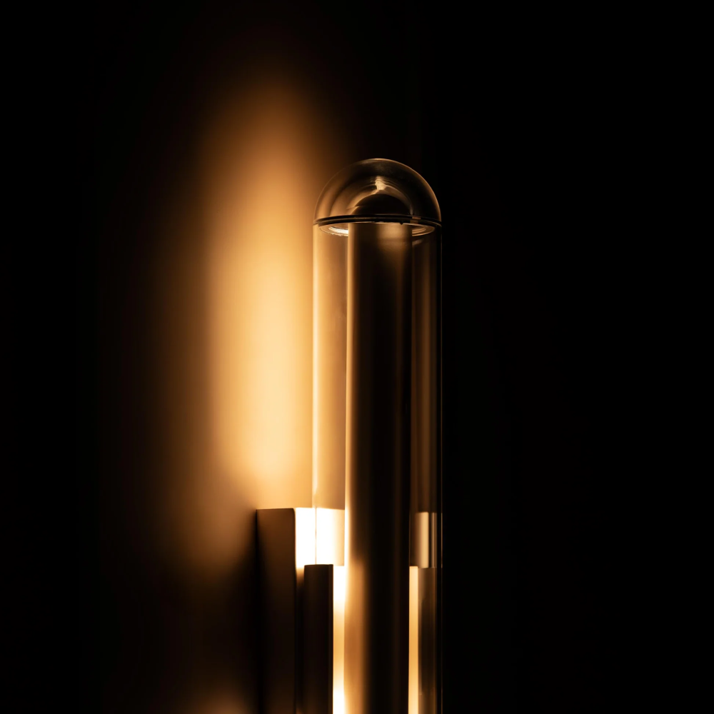 Wall Lamp – Modern Beige & Glass LED Light - Image 8