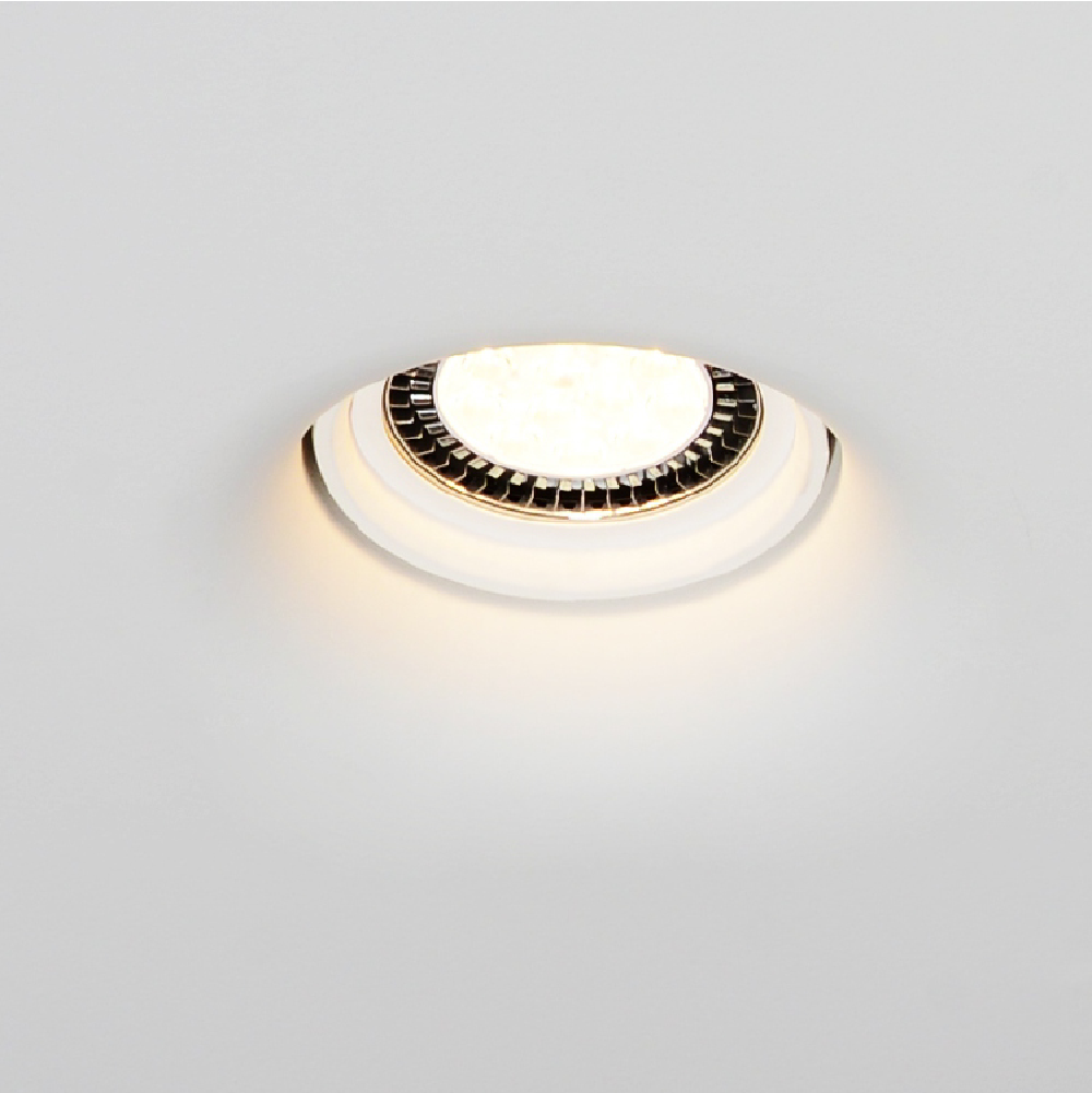 Round Adjustable Recessed Gypsum Ceiling Light Fixture - Image 2