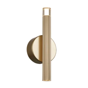 Vertical Black Wall Light – Modern LED Surface Fixture